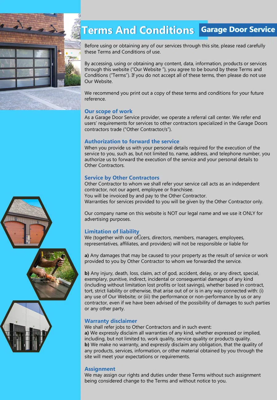 Capitol Garage Doors Mountain View, CA 650-469-0898 - terms4